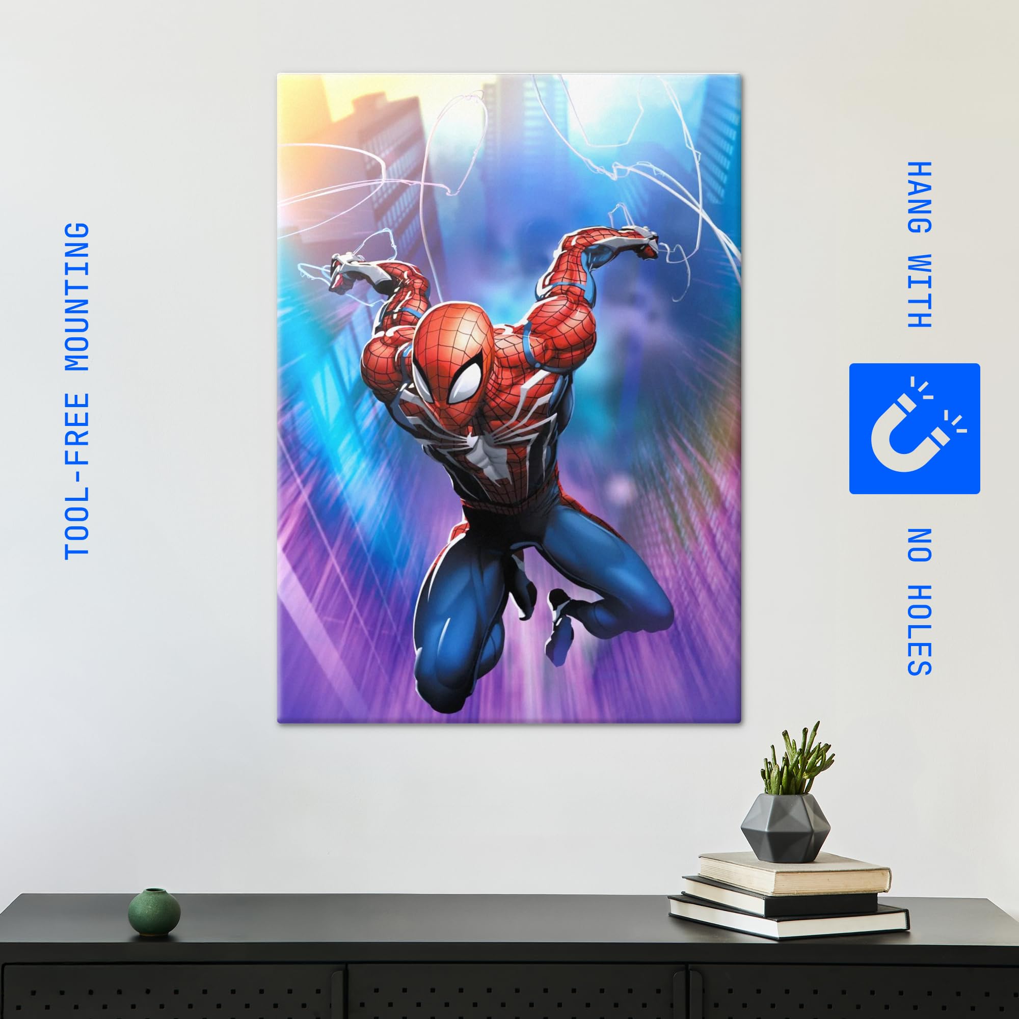 Amazon.com: Displate Official Spiderman Metal Poster Magnetic